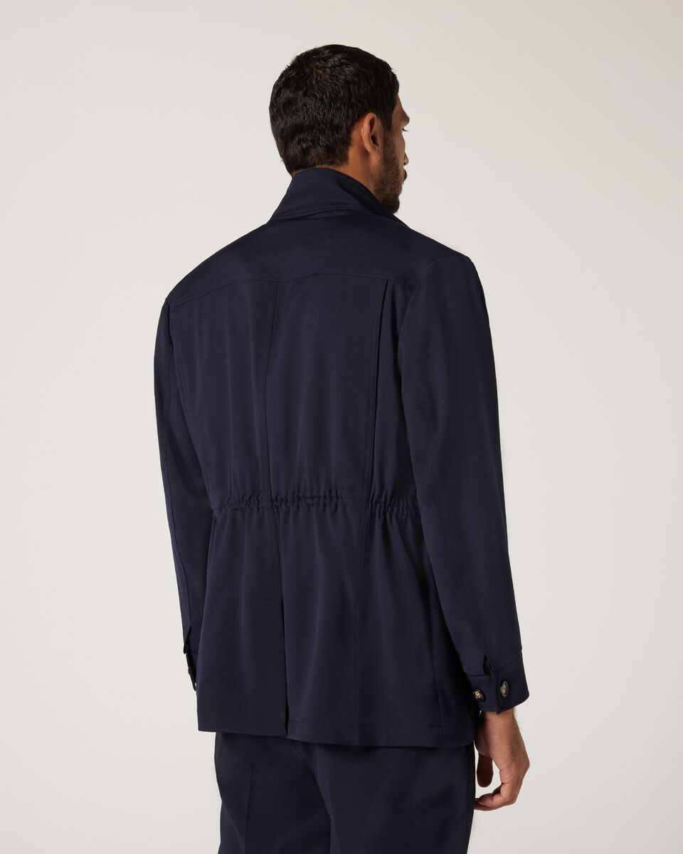 Regular Modern Lightweight Utility Jacket, French Navy, hi-res